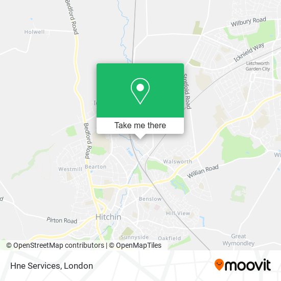 Hne Services map