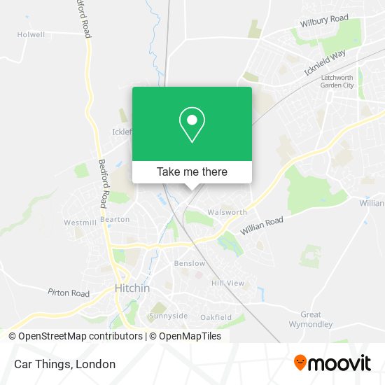 Car Things map