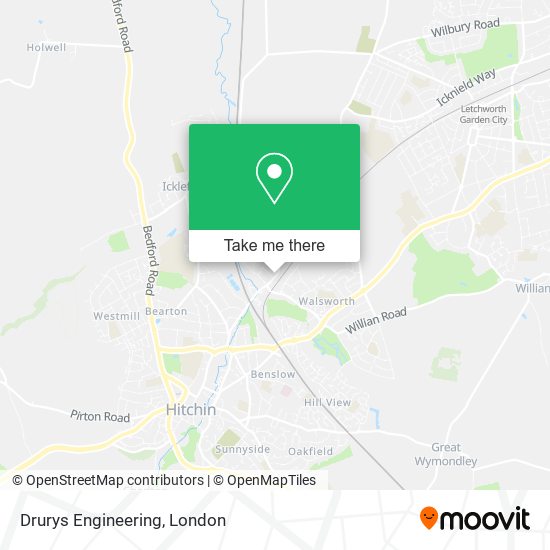 Drurys Engineering map