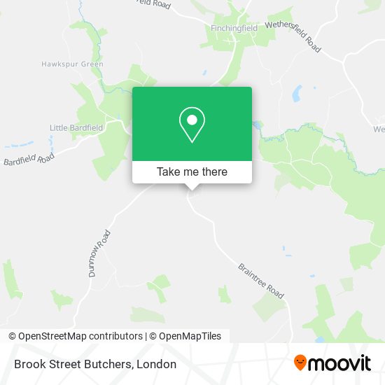 Brook Street Butchers map