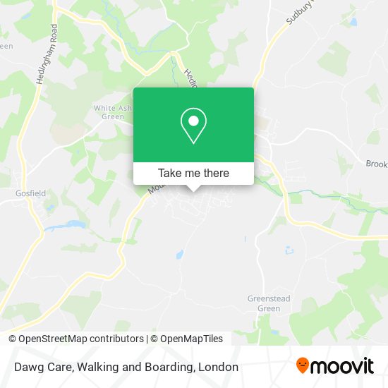 Dawg Care, Walking and Boarding map