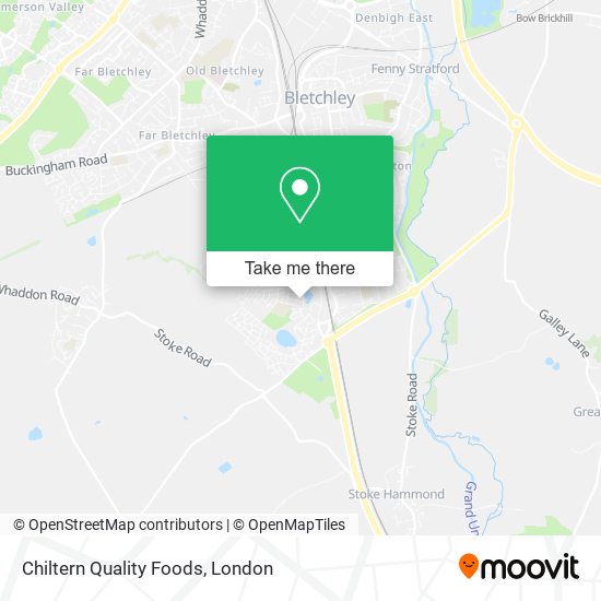 Chiltern Quality Foods map