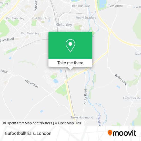 Eufootballtrials map
