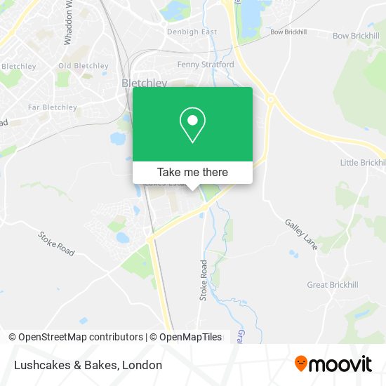 Lushcakes & Bakes map