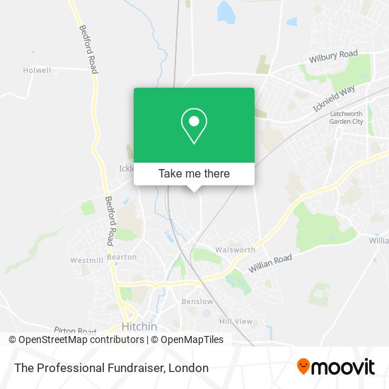 The Professional Fundraiser map