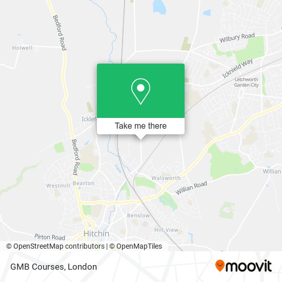 GMB Courses map