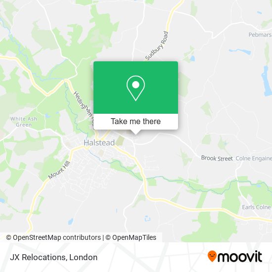JX Relocations map