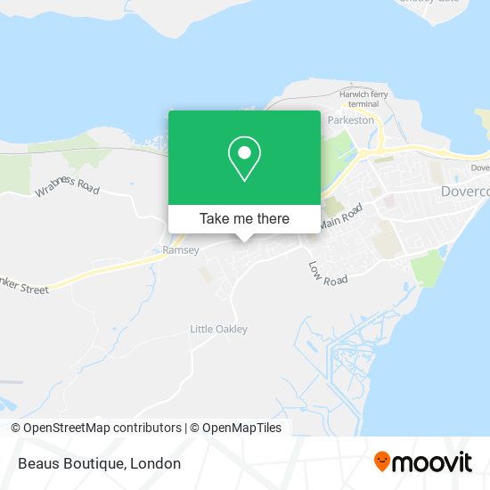 Beaus Boutique map