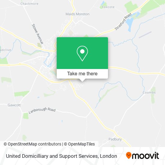 United Domicilliary and Support Services map