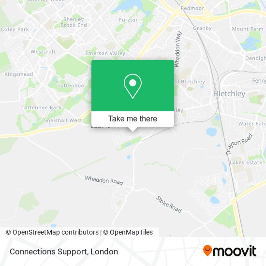 Connections Support map