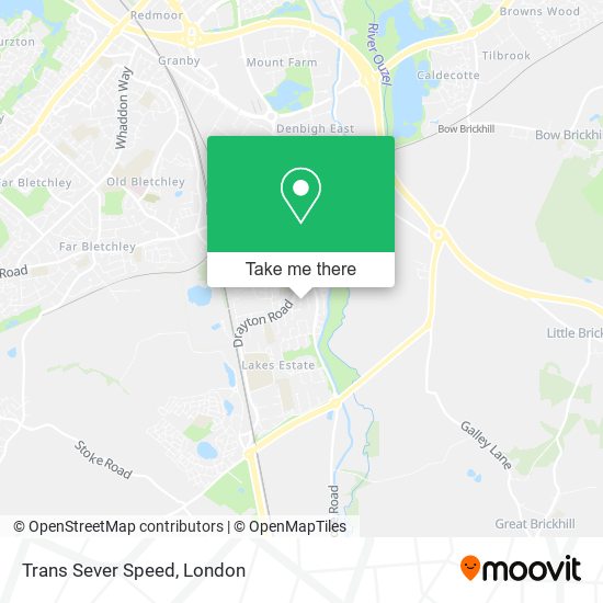 Trans Sever Speed map