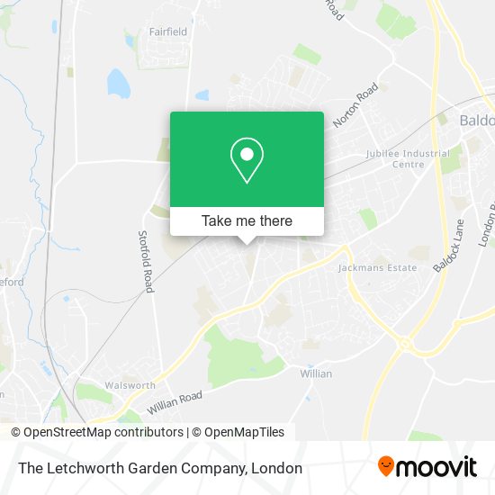The Letchworth Garden Company map