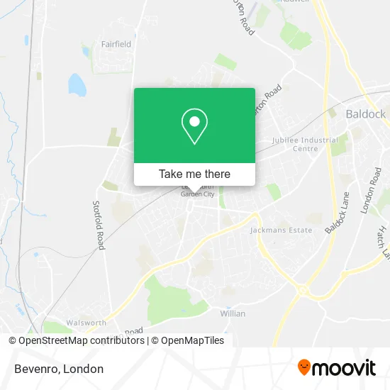 Bevenro map