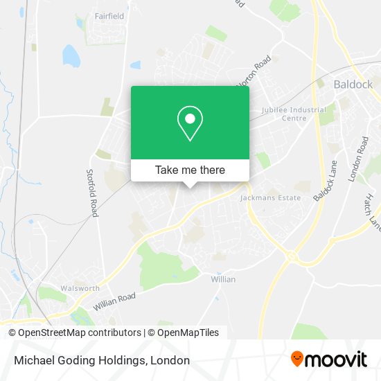 Michael Goding Holdings map