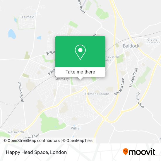 Happy Head Space map
