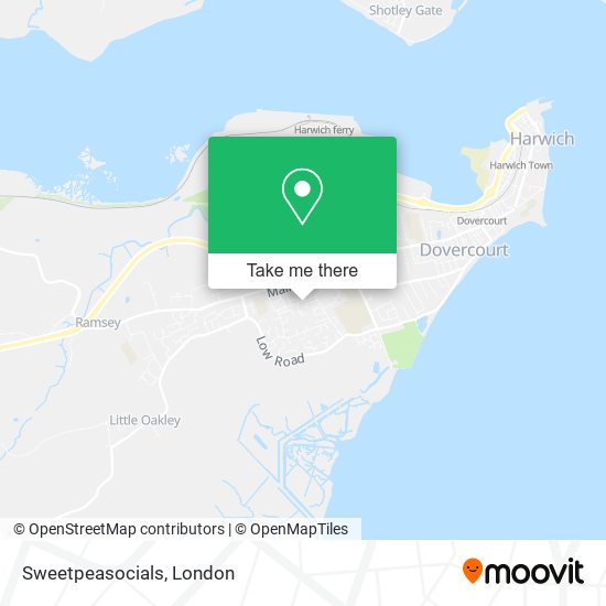 Sweetpeasocials map