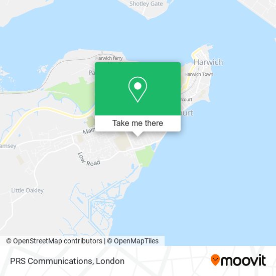 PRS Communications map