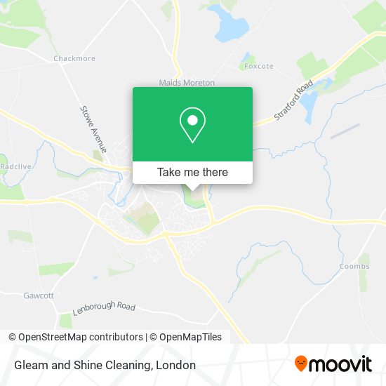 Gleam and Shine Cleaning map
