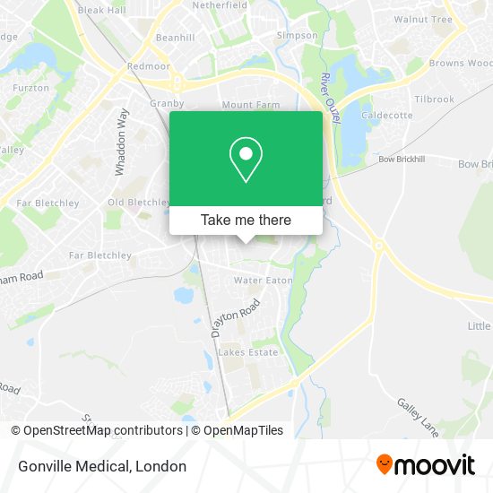 Gonville Medical map