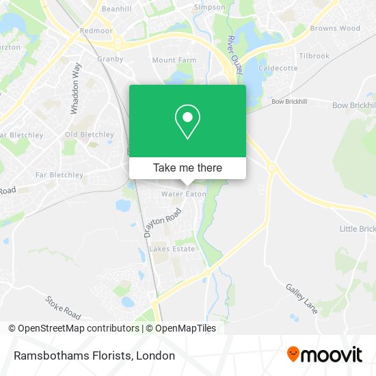 Ramsbothams Florists map