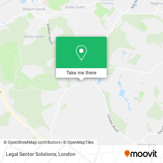 Legal Sector Solutions map