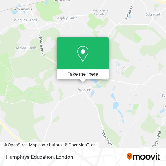 Humphrys Education map