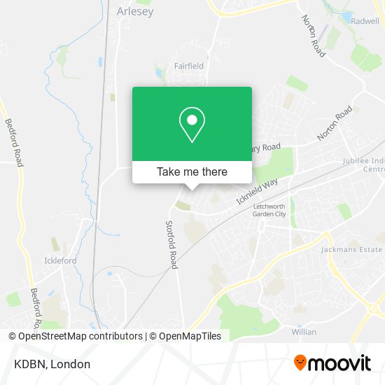 KDBN map