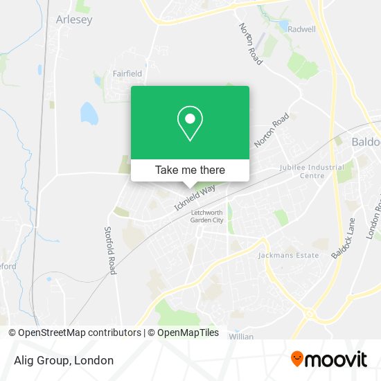 Alig Group map