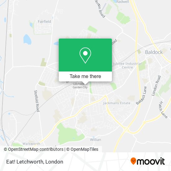 Eat! Letchworth map
