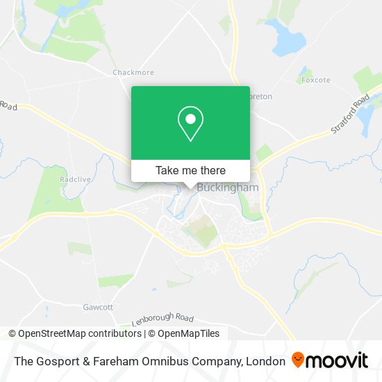 The Gosport & Fareham Omnibus Company map