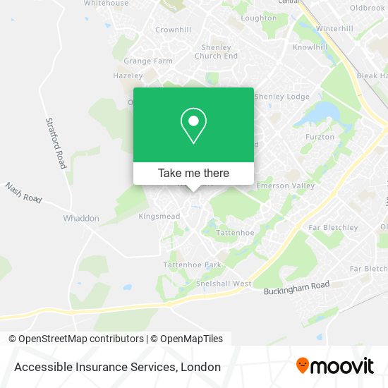 Accessible Insurance Services map