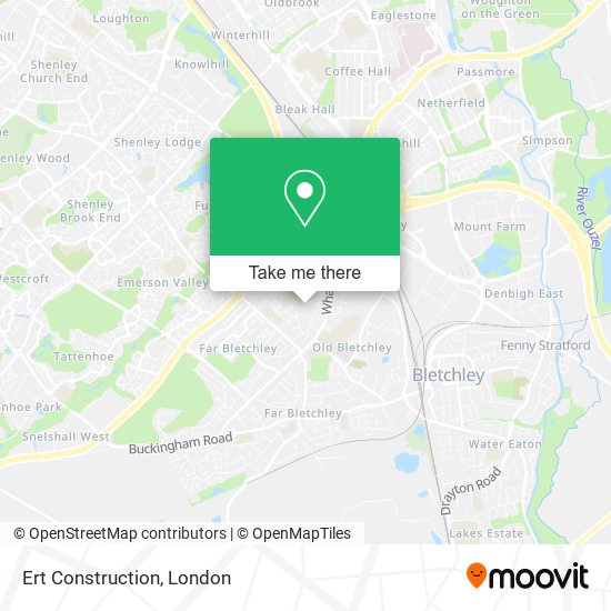 Ert Construction map