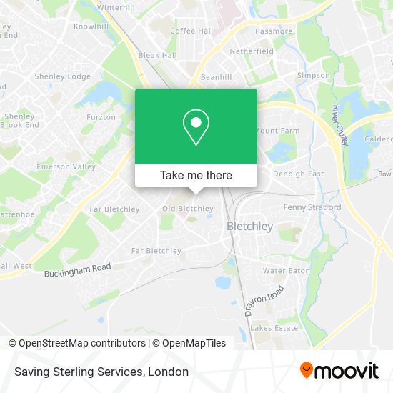 Saving Sterling Services map