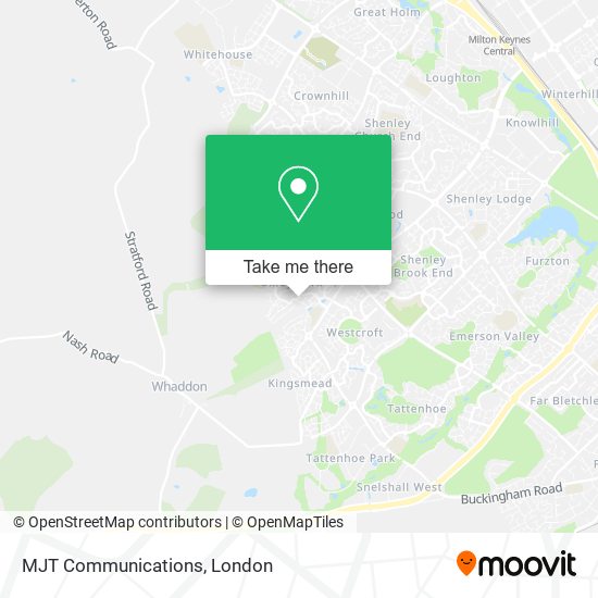 MJT Communications map