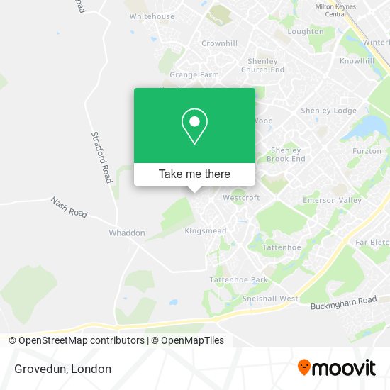 Grovedun map