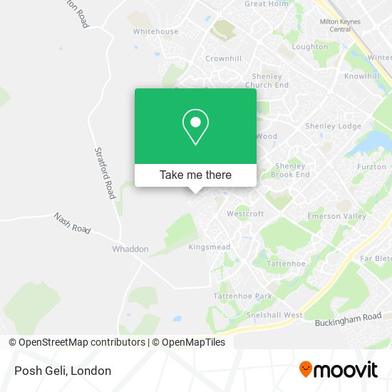 Posh Geli map