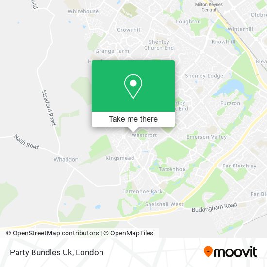 Party Bundles Uk map