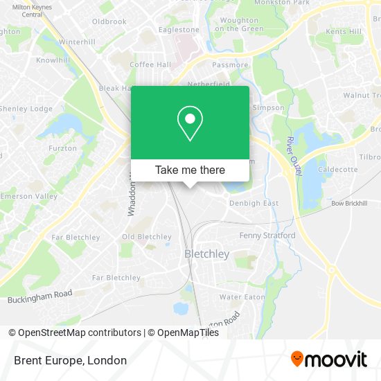 Brent Europe map