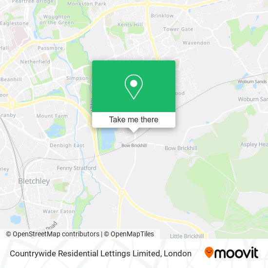 Countrywide Residential Lettings Limited map