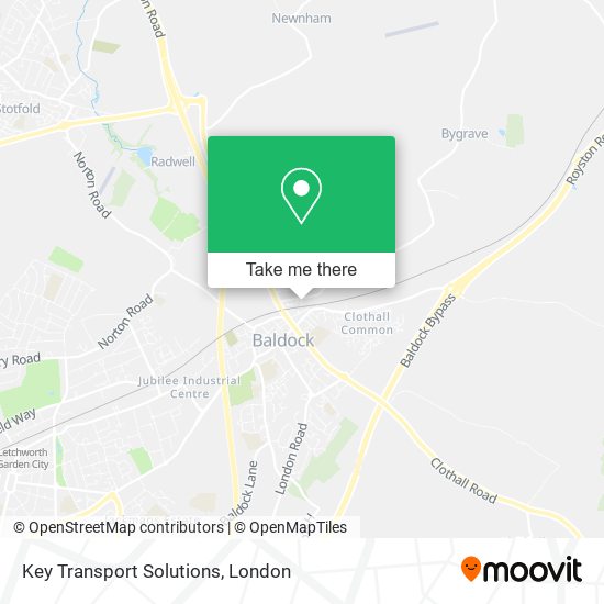 Key Transport Solutions map