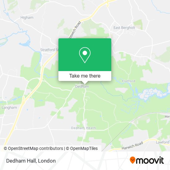 Dedham Hall map