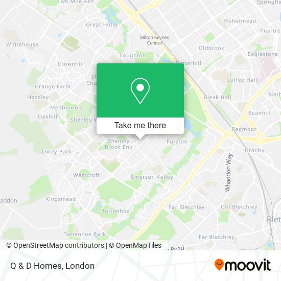 Q & D Homes map