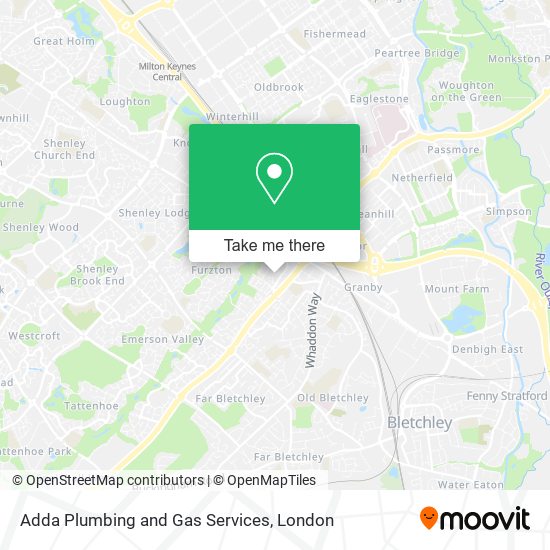 Adda Plumbing and Gas Services map