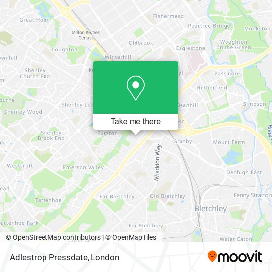 Adlestrop Pressdate map