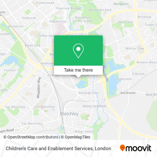 Children's Care and Enablement Services map