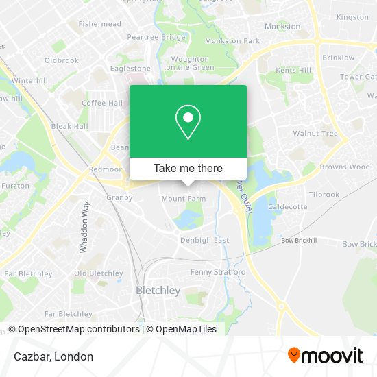 Cazbar map