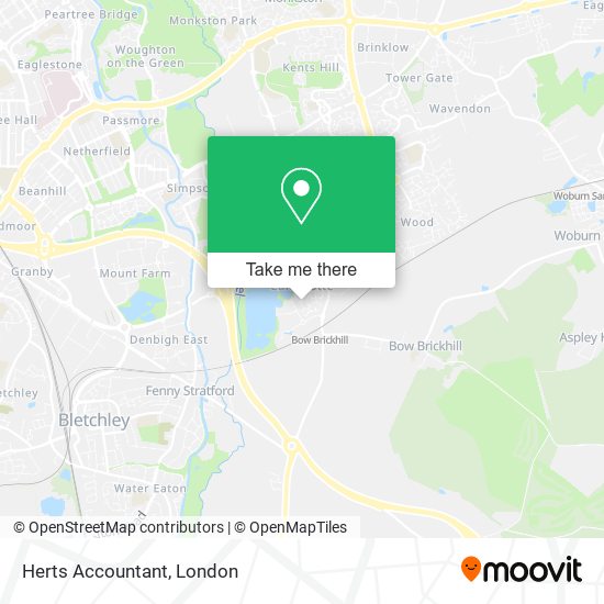 Herts Accountant map