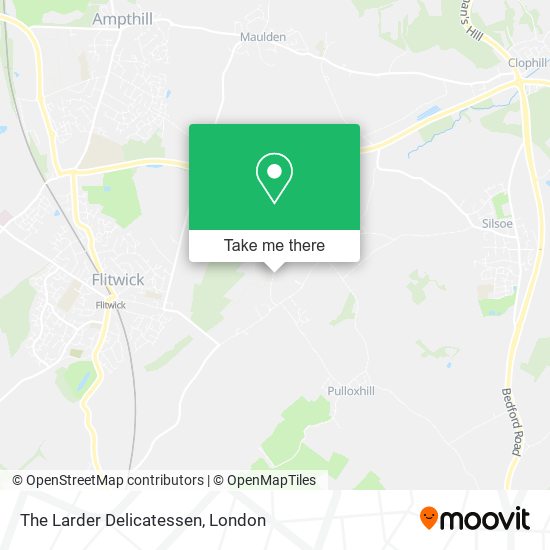 The Larder Delicatessen map
