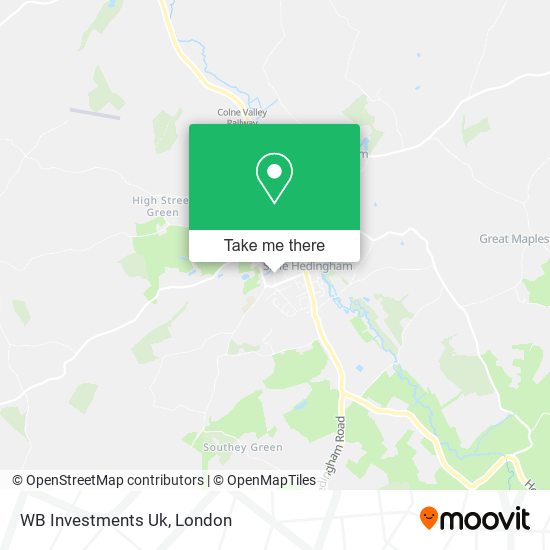 WB Investments Uk map