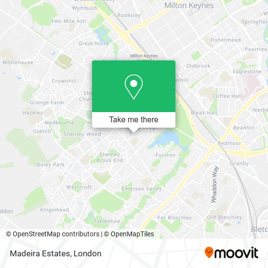 Madeira Estates map